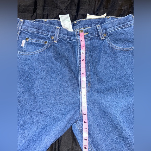 Carhartt Men's Relaxed Fit Jeans - Classic Blue - Picture 9 of 10